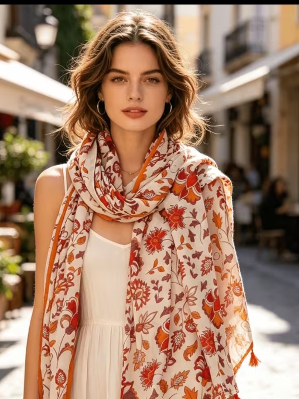 BoHo Scarf or Wrap in Beautiful Colors NEW